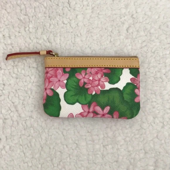 Dooney & Bourke Geraniums Satchel Bag EUC - Picture 8 of 15